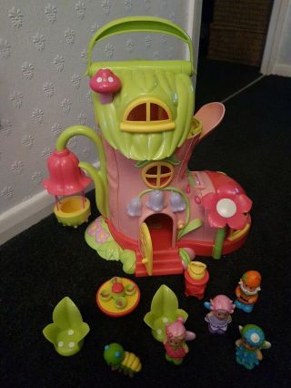 Elc Fantasy Happyland Fairy Boot Treehouse With Figures And Accessories