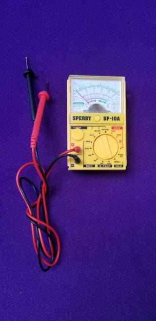 Sperry Instruments Volt Ohm Meter (vom) - Model: Sp - 10a - Barely
