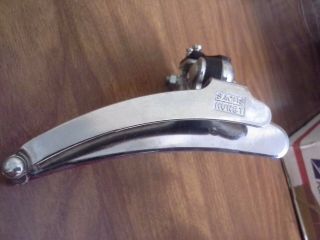 Nos Sachs Huret Front Derailleur 25.  5mm (1 ") Clamp - On Bottom Pull Made In France