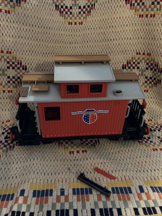 Playmobil Vintage Western Train Caboose Colorado Ranger Railroad 4033/4034 Read