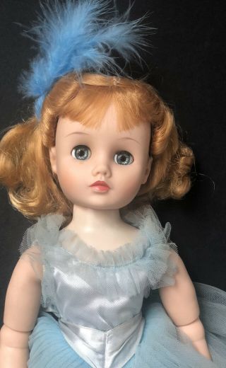 Vintage Madame Alexander 15” Hard Plastic Elise Ballerina Doll