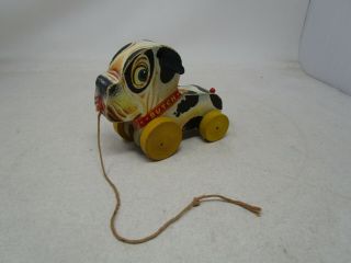 Vintage Fisher - Price Pull Toy Butch The Dog 333
