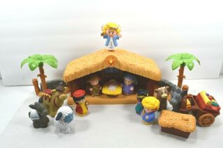 Fisher - Price Little People Deluxe - A Christmas Story Nativity Scene Playset w/Box 2