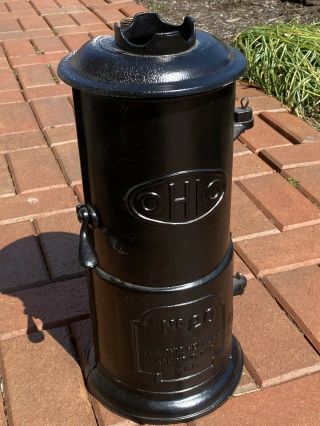 Vintage Antique Ohio Gas Hot Water Heater Model 20 Circa 1920