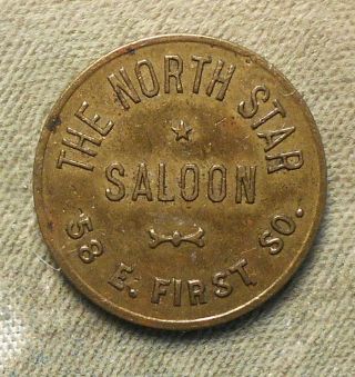 512.  (salt Lake City Ut),  The North Star Saloon,  58 E.  First So.  Gf 5c It