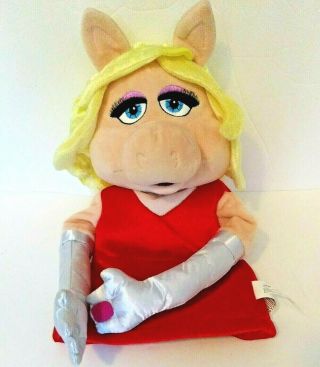 Jim Henson Muppets Miss Piggy Hand Puppet Disney Toys R Us Plush Stuffed Animal