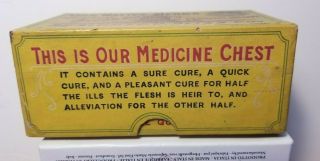 Bliss Native Herbs 1897 Box,  Tape Measure & Dose Glass Washington,  DC 2