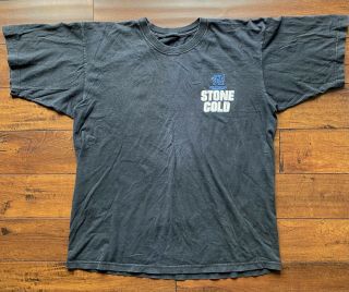 90s Vintage Wwf Stone Cold Steve Austin 3:16 Snake Skull T Shirt Men’s Size Xl