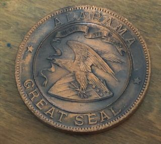Alabama Panama Pacific Exposition San Francisco Bronze Medal 1915