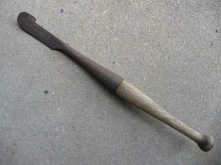 Antique Hand Forged Bark Spud Bark Removal Tool Logging Axe