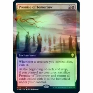 Foil Promise Of Tomorrow (extended Art) X4 Commander Legends Magic Mtg Card
