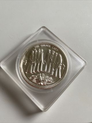 California Bicentennial 1769 - 1969 Silver.  99 fine - 28 grams Coin With Bear 2