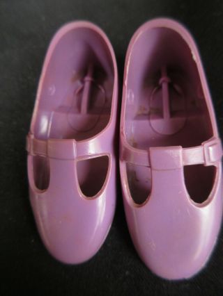 Vintage Ideal Velvet Mia Dina Light Purple Doll Shoes - Crissy Family