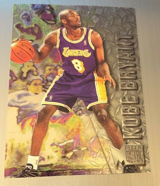 1996 Fleer Metal 181 Kobe Bryant Rookie Card Rc Los Angeles Lakers Hof