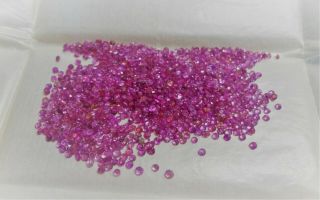 Antique Rubies Approximately 42 Carats 1.  8mm To 2mm Each