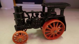 Avery Antique Cast Iron Toy Steam Tractor 1920s Black W/ Red Tires