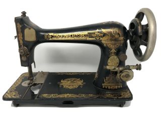 Antique Singer Sewing Machine (egyptian Sphinx) Model 27 - 1906