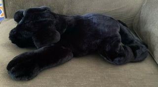 20 " Folkmanis Black Lab Dog Puppet Plush