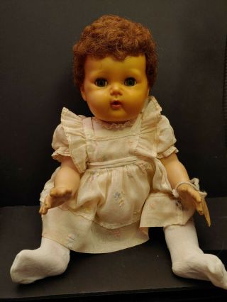 1959 13 " Vintage Vinyl American Character Tiny Tears Baby Doll