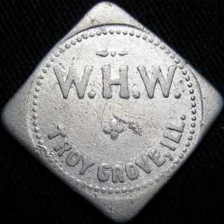 Troy Grove Illinois Good For Token W H W Unlisted Merchant