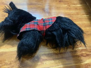 Folktails Folkmanis Plush Full Body Black Scottish Terrier Puppy Dog Puppet VGC 3