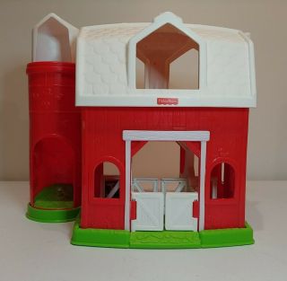 Fisher Price Little People Animal Friends Farm Barn Play Set Only