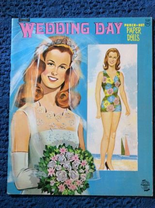 Wedding Day Paper Dolls/artcraft 5128/uncut