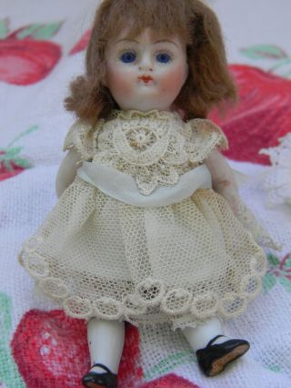Prize Baby George Borgfeldt Germany Antique All Bisque Doll 208 4 1/2 "