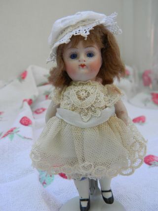Prize Baby George Borgfeldt Germany Antique All Bisque Doll 208 4 1/2 