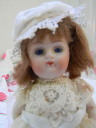 Prize Baby George Borgfeldt Germany Antique All Bisque Doll 208 4 1/2 