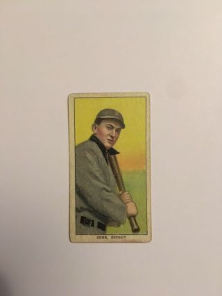 1909 - 11 T - 206 Ty Cobb Baseball Tobacco Card