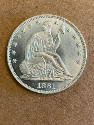 Fantasy CSA 1861 Confederate States Of America Half Dollar Modern Restrike Token 3