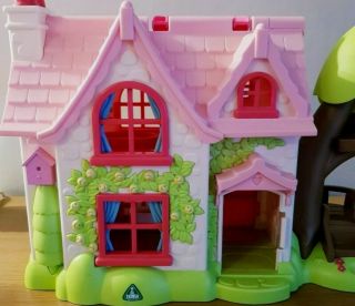 Elc Happyland Cherry Lane Cottage Dolls House With Figures And Furniture