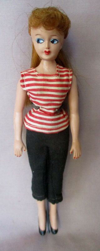 Vintage Small 7 1/2 " Ponytail Barbie Bild Lilli Clone Doll Japan