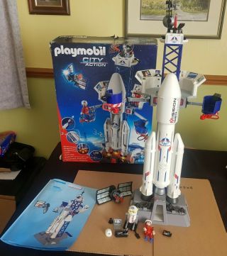 Playmobil Rocket Launch Pad 6195 (lights And Sounds,  Space Set)