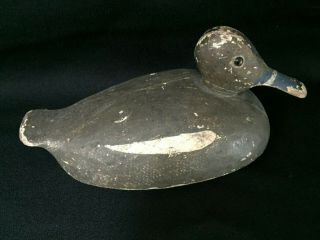 Vintage Wood Duck Decoy 9 " L