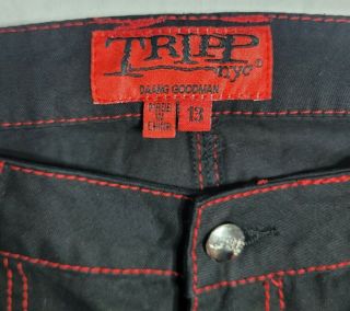 TRIPP NYC Red Chains Bondage Rave Goth Pants Vintage 90’s Size 13 2
