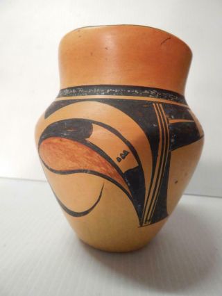 Antique Vintage Hopi Pueblo Indian Tall Olla Pot Pottery - Xtra
