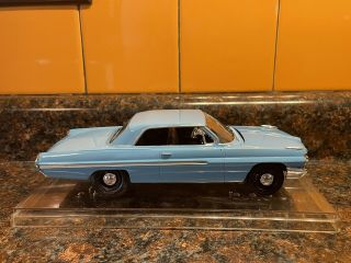 1962 Pontiac Catalina Adult Built Model Kit 1:25 Scale With Case Light Blue