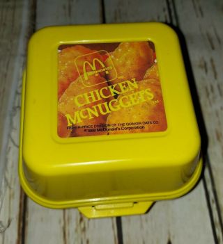 Vtg 1988 Fisher Price Mcdonalds Play Food Chicken Nuggets Fries Mcnuggets Sauce