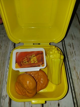 Vtg 1988 Fisher Price McDonalds Play Food Chicken Nuggets Fries McNuggets Sauce 2
