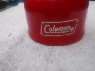 1979 Collector Grade Vintage Red Coleman Lantern 200 A Gas Single Mantle Camper