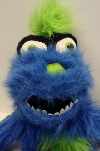Blue Furry Monster Full Body Hand Puppet The Puppet Company
