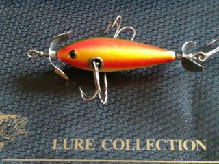 Vintage South Bend Underwater Minnow Fishing Lure Awesome Color