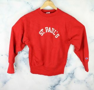 Vintage 80s Champion Reverse Sweatshirt Made In Usa St.  Paul 