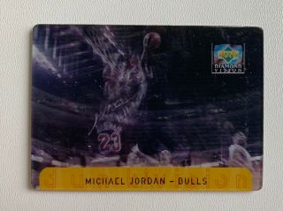 Michael Jordan 1997 Upper Deck Diamond Vision Dunk Vision D1