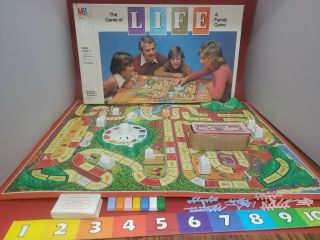 The Game Of Life Family Board Game Milton Bradley 1981 99 Complete Vintage