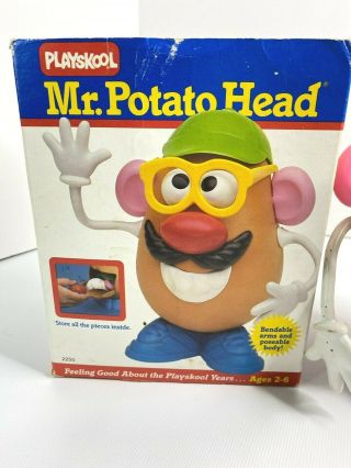 Vtg 1986 Mr.  Potato Head with Accessories Retail Box Playskool 2250 2