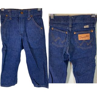 Vintage 70’s Wrangler Blue Jeans Size 3 T Kids