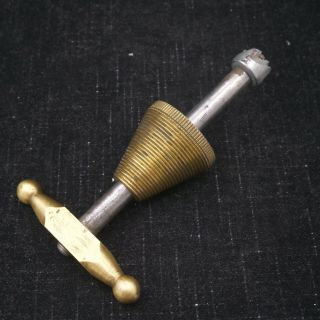 Antique trephine,  bone drill,  brass surgeon’s tool medical curiosity 3